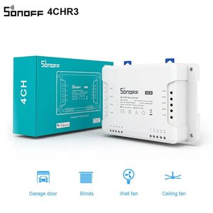 Sonoff-interruptor inalámbrico inteligente 4CH Pro R3, módulo de interruptor RF de 433 Mhz para automatización del hogar inteligente - Product Image 2