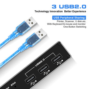 2 puerto USB HDMI interruptor KVM 4K @ 60Hz/RGB/YUV HDR HDMI 2,0 conmutador 2X1 apoyo teclado ratón impresora - Product Image 5