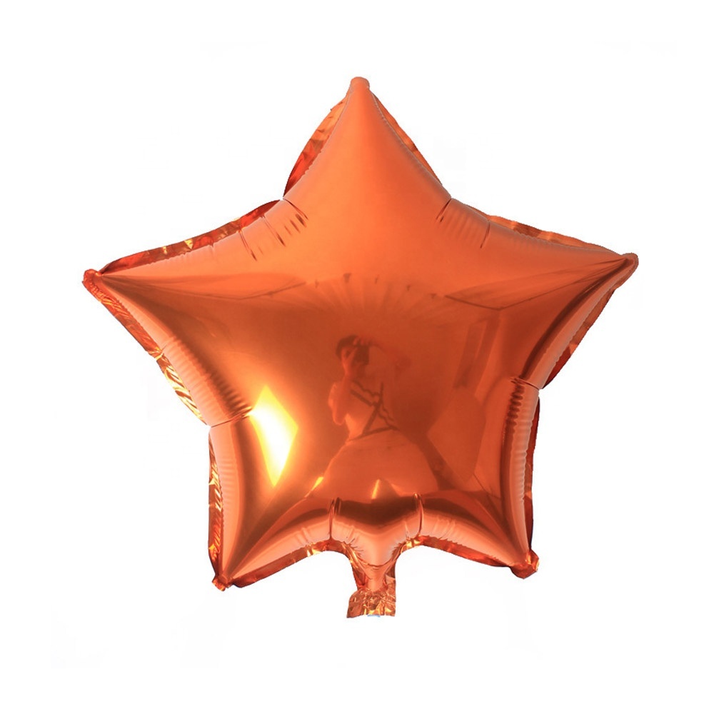 18 inch orange star balloon