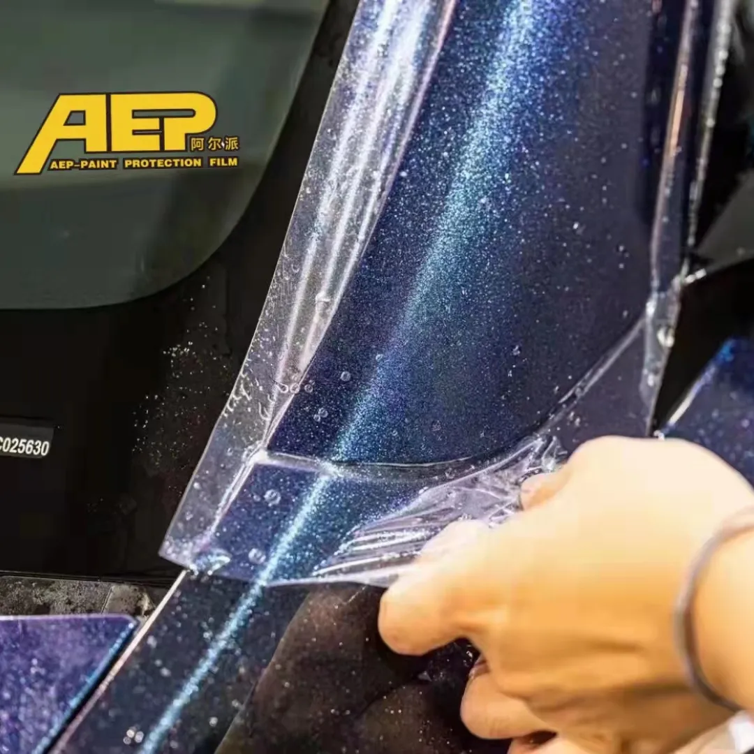Nuovo arrivo AEP PPF materiale TPU pellicola Glitter lucido PPF scintillante diamante blu scintillante pellicola di protezione diamante giallo scintillante