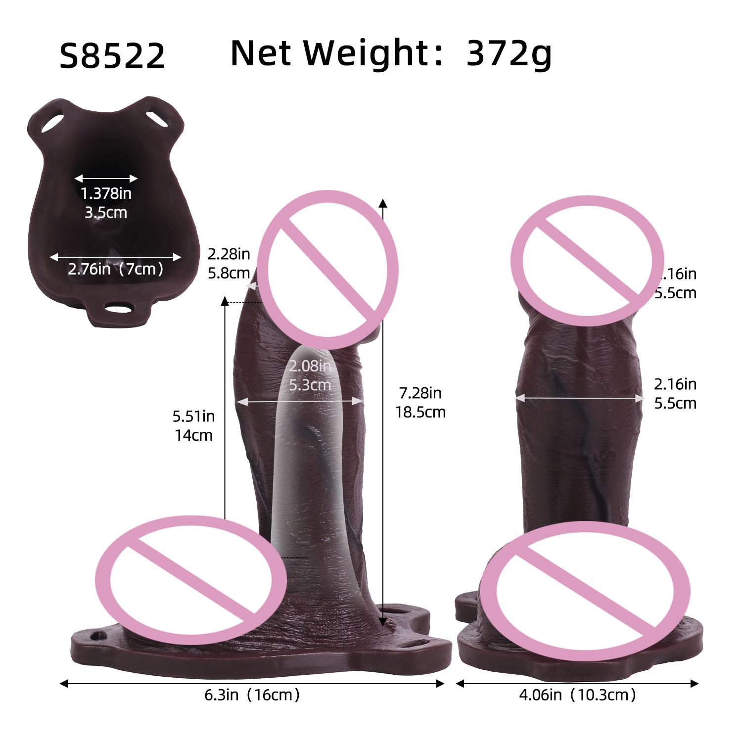 S8522 noir