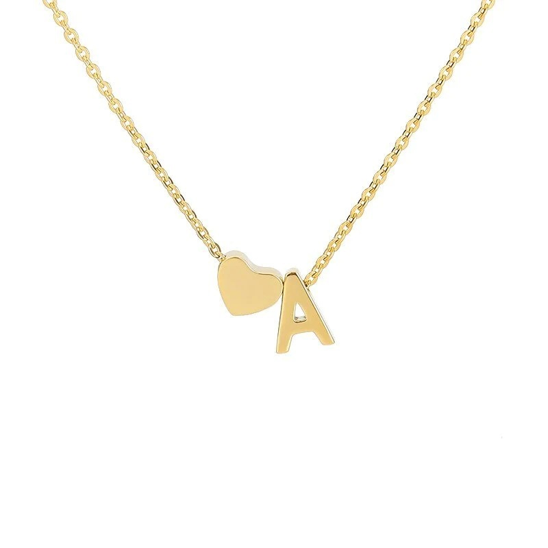 Love letter necklace a-with chain