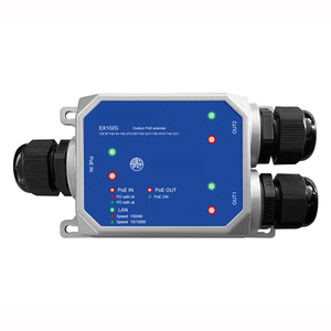 Rete impermeabile gigabit 1 ingresso 2 uscita poe extender IEEE802.3af telecamera IP - Product Image 1