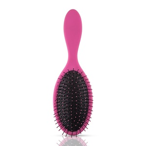 Yüksek kaliteli kıl yastık kolu pembe islak saç fırçası - Product Image 2