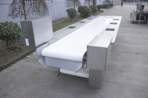 SS304优质蔬菜水果加工选择拣选台输送机分选机新型输送带