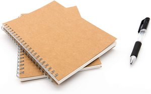 Taccuino del diario dei blocchetti per appunti rilegati filo del taccuino di schizzo in bianco del taccuino a spirale della copertina morbida - Product Image 3