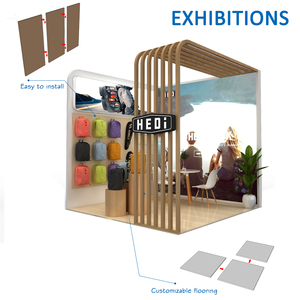 Tự làm 10ftx10ft tùy chỉnh thiết kế Modular Booth dễ dàng thiết lập hiển thị chất lượng cao gian hàng trong 30 phút triển lãm thương mại đứng cho túi hiển thị - Product Image 2
