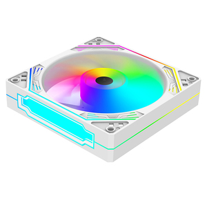 Ruix RX-199 White Frame Computer Parts CPU Cooling Official Gaming Cooler Fan for Computer Case <strong>PC</strong> Fans RGB 120mm Case Fan ARGB - Product Image 2