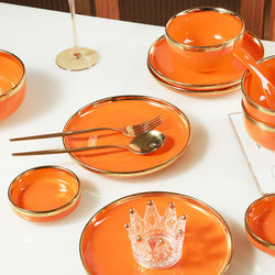 Plaque lumineuse orange Phnom Penh 8 pouces