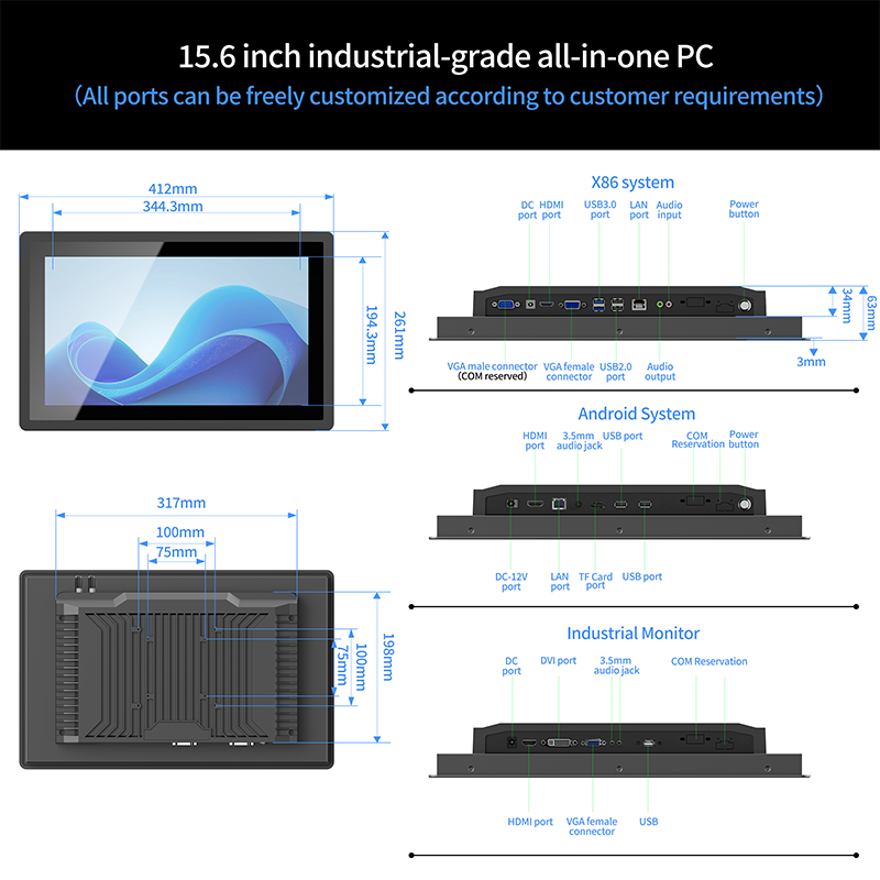 15.6" B150-XQRL-RT-B win10 4G+128G