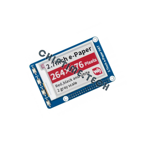 Chiptime 2,7 Zoll E-Paper E-Ink Display HAT (B) Für Raspberry Pi 264*176 Pixel, Rot/Schwarz/Weiß Dreifarbige SPI-Schnitts telle - Product Image 1