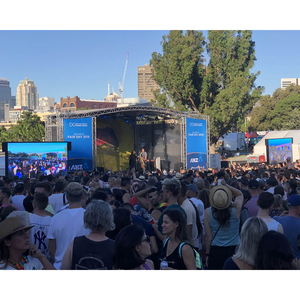 Ngoài trời p3.91 Nhà thờ lớn nền DJ Hậu Trường trở lại cho buổi hòa nhạc video tường hiển thị đám cưới giá pantalla de Backdrop - Product Image 5