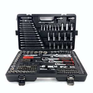 216-Piece aracı kiti ev temel tüp cırcır araba anahtarı seti kafa Pawl lokma anahtar tornavida onarım aracı - Product Image 1