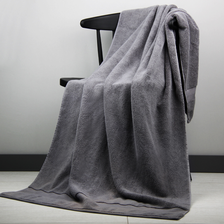 Premium soft organic 100%cotton shower or bath towel set for bathroom use