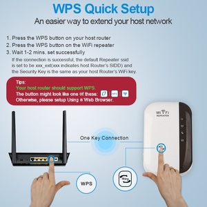 300Mbps信号增强器2.4g 5g远程WiFi扩展器互联网放大器网络中继器无线路由器中继器 - Product Image 6