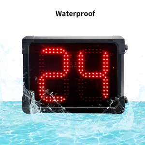 YIZHI Outdoor Wasserdichte LED Shot Clock Fernbedienung Programmier bar 14/24/30 Sekunden Countdown-Zähler für Basketballs piel - Product Image 2