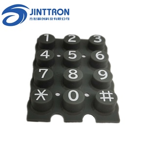 OEM Su Misura Pulsante del Controller Gomma di Silicone Tastiera Prezzo A Buon Mercato 3M di Silicio Personalizzato di Controllo A Membrana Pannello di Pittura - Product Image 3