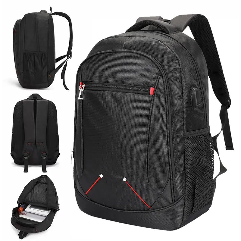 Dagelijks Custom Logo Waterdichte Laptop Rugzak Mochila Escolar Nylon Oxford Unisex Laptop Rugzak Rugzak Schooltassen