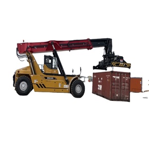 Reachstacker-apilador Reach de 45 toneladas, contenedor resistente, precio de la máquina de apilamiento