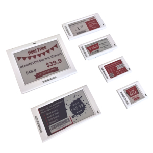 Einzelhandel geschäft 2,4 GHz ESL Cloud System Digitales Preis schild Eink-Display 3-Farben-Bildschirm Epaper Electronic Shelf Label mit SDK