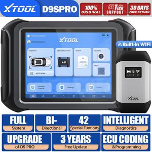 XTOOL D9S PRO Full Bi-Directional Diagnostic Tool Topology Map, ECU <strong>Programming</strong> &amp; Coding 42+ Service <strong>Functions</strong> Adds CAN FD DoIP