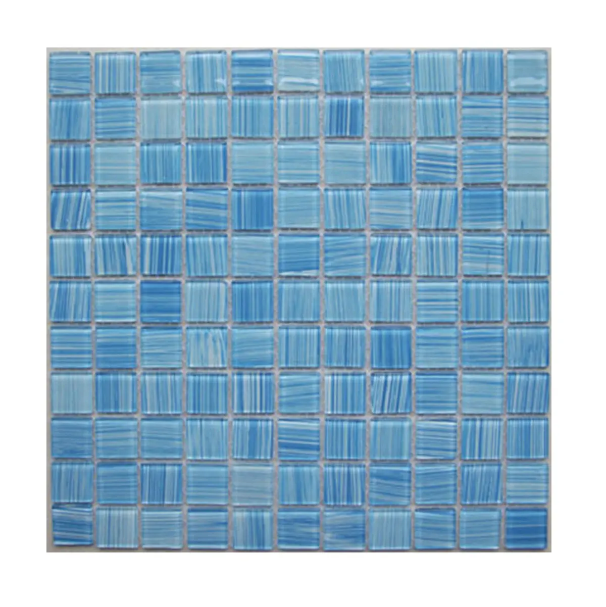 Telha de mosaico de vidro pintada à mão, popular, pintura, parede, mosaico, azul, telha, vidro, para piscina