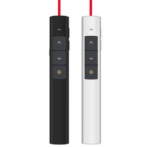 Conpresentatore senza fili pagina Laser rosso tornitura del Volume di controllo PPT presentazione USB 2.4GHz puntatore del Mouse telecomando - Product Image 1