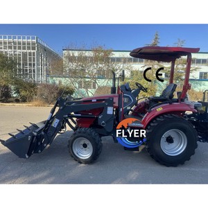 רב תכליתי 30hp 4wd משק טרקטור מכונת חקלאי טרקטור עם מעמיס קצה קדמי ו backhoe למכירה - Product Image 5