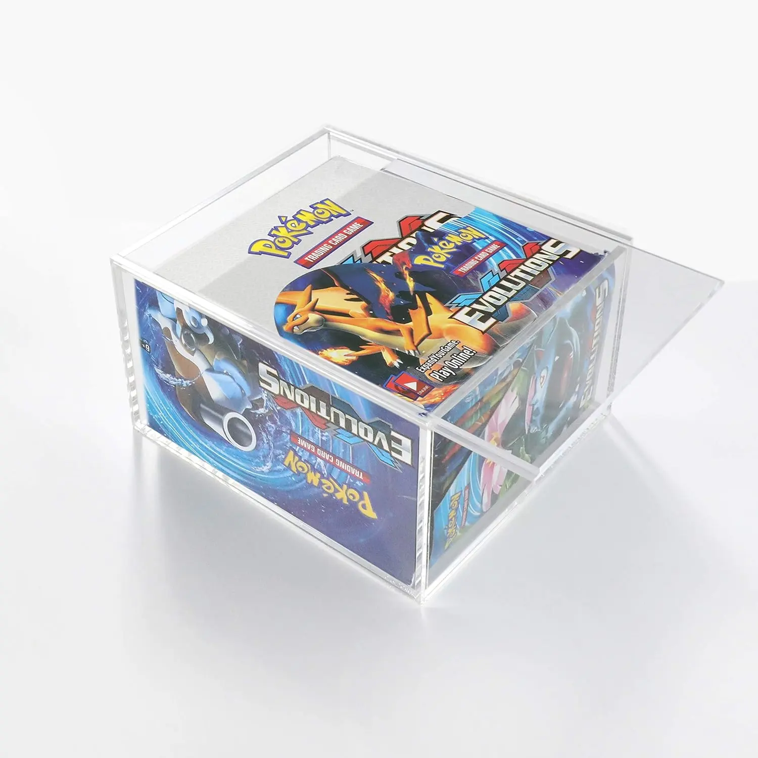 Pokemon Écologique Personnalisé Acrylique Booster Carte Boîte Vitrine En Gros Multi-Fonctionnel Cas