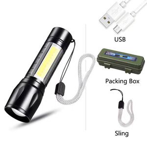 RTS Zoom LED el feneri taşınabilir şarj edilebilir XPE flaş ışıklı fener fener 3 aydınlatma modları kamp işık Mini Led el feneri - Product Image 2