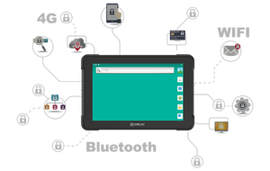 Robustes 10-Zoll-<span class=keywords><strong>Android</strong></span>-Tablet Hochpräziser Standort RTK GPS-Anzeige für landwirtschaft liche Anwendungen - Product Image 3