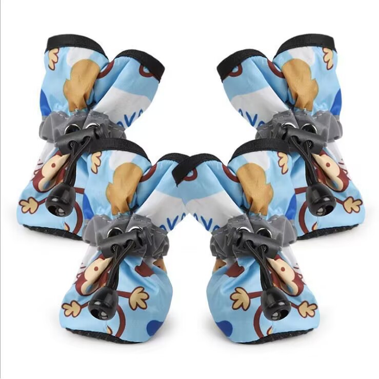 Chaussures en coton singe bleu