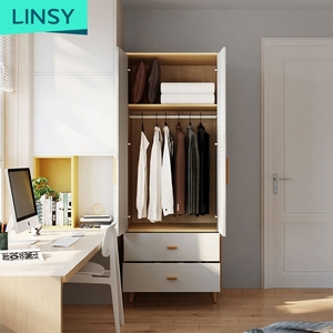 לינזי מודולרי mdf עץ רב פונקציה חדר שינה שימוש wallrobe wallrobe so wallrobe - Product Image 4