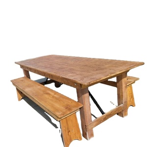 Tái Chế Thông Gỗ Lục Bình Giá Đỡ Cơ Sở Ngôi Nhà Trang Trại Bàn Ăn Cổ Điển - Product Image 1