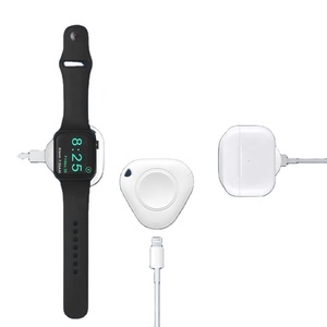 มินิแบบพกพาไร้สายสําหรับ Apple iWatch 1 2 3 4 5 อะแดปเตอร์แพทย์ Fast ชาร์จสมาร์ทนาฬิกาไร้สายชาร์จฐาน