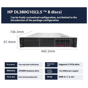 For HP DL380G9G10/388G9G10 X99 Server <strong>Cloud</strong> <strong>Computing</strong> ERP Database Storage Rack New &amp; in Stock <strong>with</strong> Xeon Processor DDR4 Memory - Product Image 4