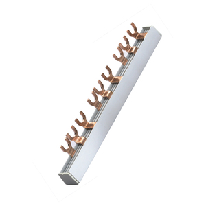 Wholesale 63A 1.5mm Thickness Prong <strong>Type</strong> <strong>Busbars</strong> 3 Phase <strong>Busbars</strong> 1 Row Meter 1P 2P 3P 4P Copper <strong>Busbar</strong> for MCB - Product Image 4