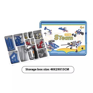 9686 Robotic STEM <strong>Technical</strong> Parts Educational Toys Electronic Building Blocks Kit for Kids Learning - Product Image 6
