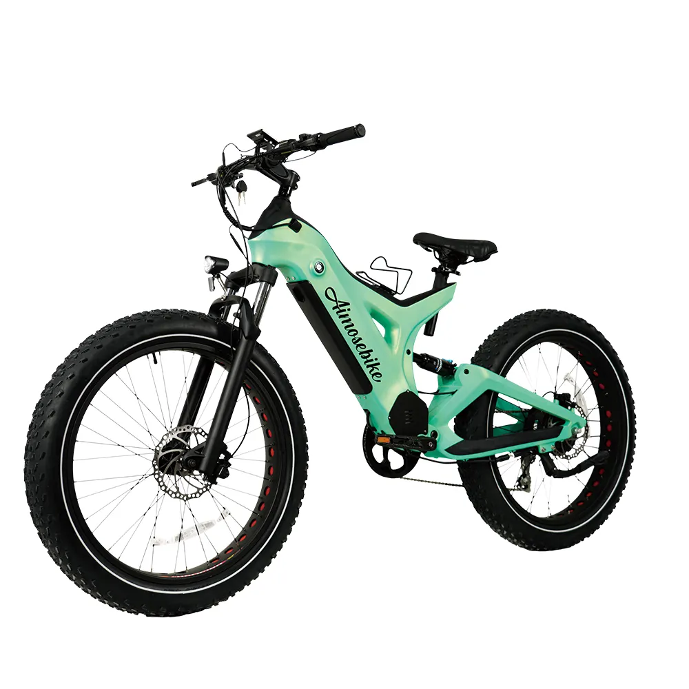 Alta qualità a basso costo 26 pollici grasso pneumatico Ebike 500W bicicletta elettrica grande potenza 48V batteria motore centrale sistema di freno a disco