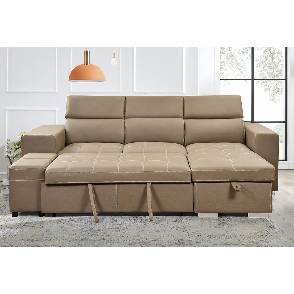 Tianhang đồ nội thất trực tiếp bán phòng khách sofa màu xám sofa giường có thể được tùy chỉnh pulut Sofa giường