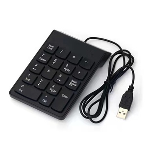 Mini numero USB cablato Mini tastiera tastiera 18 tasti numerico per Laptop Desktop PC Pro Computer Numpad tastiera digitale