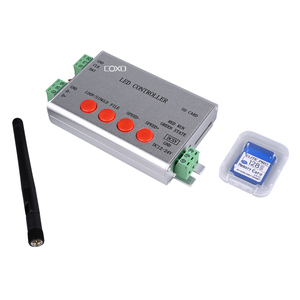 Программируемый контроллер светодиодной полосы света Wi-Fi dmx512 512 ws2812b dmx светодиодный пиксельный свет с контроллером - Product Image 6