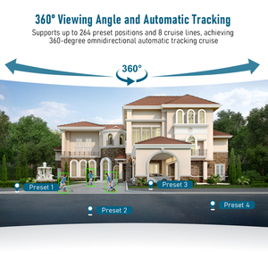 JideTech 60W 54A 3m Móvel Pólo Solar Powered UE 4G Segurança 20X Zoom óptico 5MP Sistema de Câmera Auto Rastreamento Detecção Humana