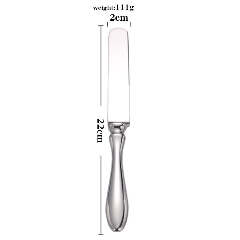 Cuchillo de mesa de plata