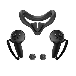 New Arrival VR Accessories Silicone Face Cover and Controller Skins for Meta <strong>Quest</strong> 3 Silicone Protect Cover Set for <strong>Quest</strong> 3 - Product Image 1