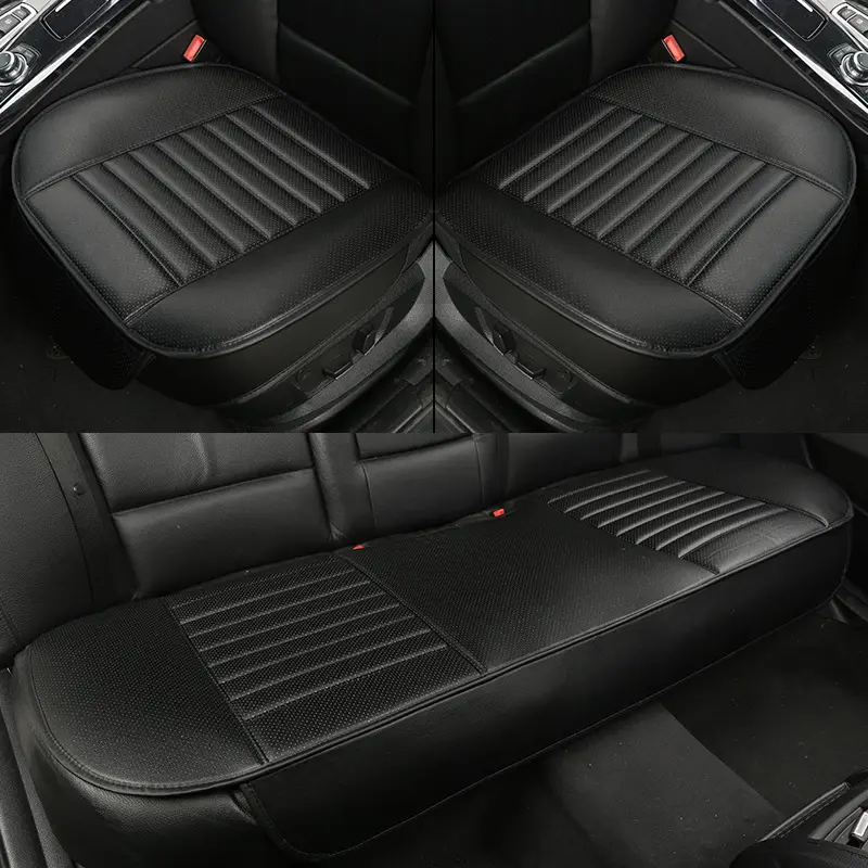 Universal Couro Car Seat Covers interior Automóveis Assentos Capa Mats Auto Seat-Cover Cushion Protector Cadeira Pads Acessórios