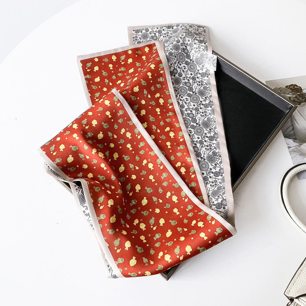 P17002-petit poisson étoile orange - ruban 17*150cm