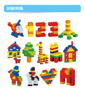 1000 peças de pequenas partículas DIY crianças montadas brinquedos bloco de construção cor