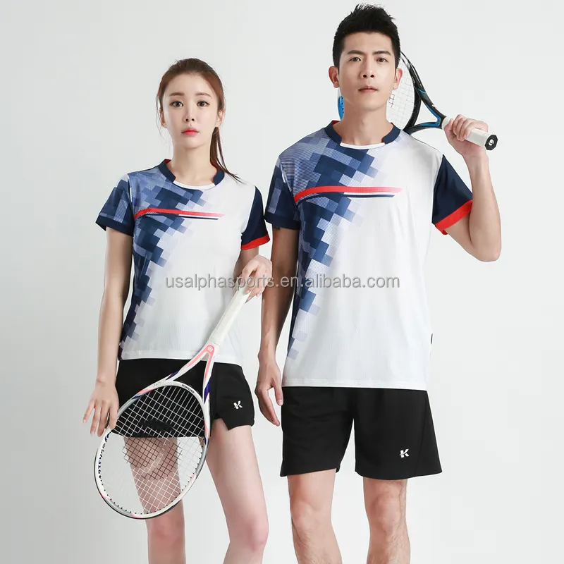 2020 nouveau design respirant tennis de table vêtements séchage rapide femmes badminton vêtements de sport