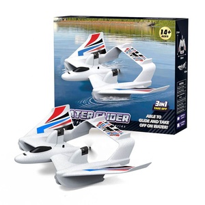 3 in1水上飛行機リモコンおもちゃウォーターグライダー<span class=keywords><strong>2</strong></span>チャンネルEPPフォームRC水陸両用航空機おもちゃラジコングライダー飛行機